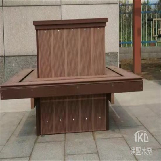 呼和浩特木塑花箱坐凳生产销售案例